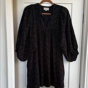 Black Lace Mini Dress